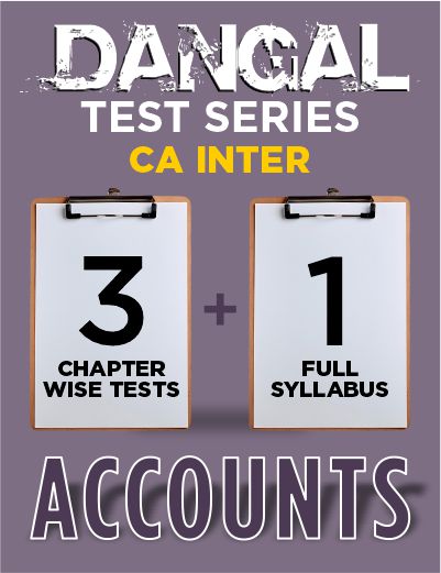 CA Inter Advanced Accounting - 3 + 1 Detailed Test Series For Sept. 2025